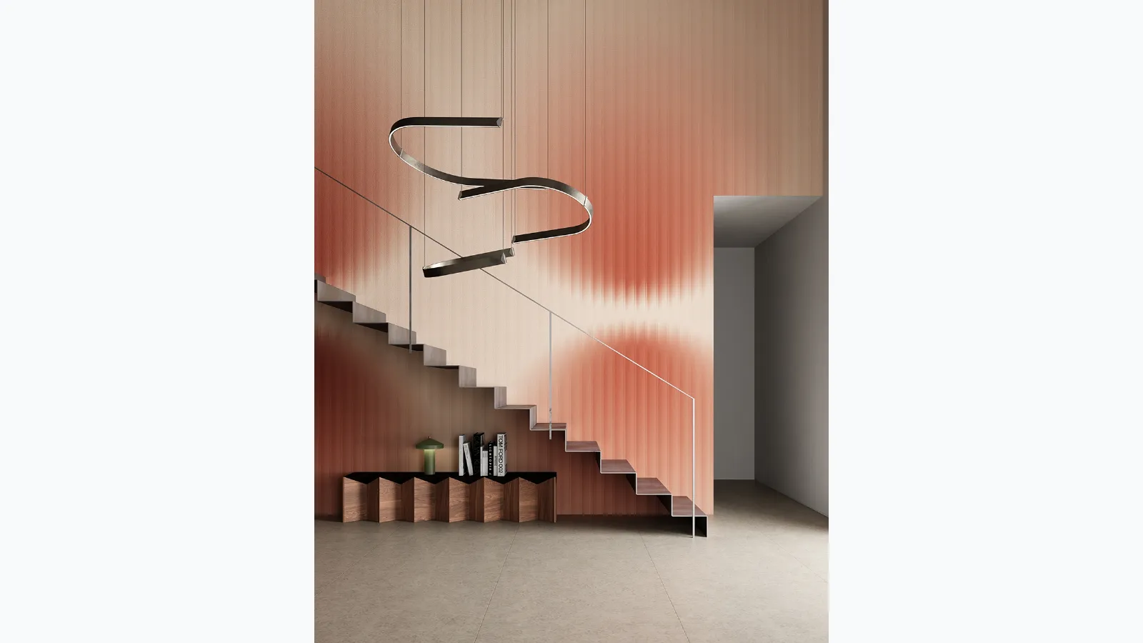 Mirage White Ink Wallpaper