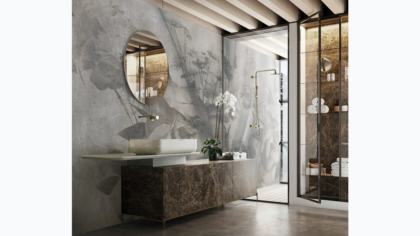 New Romantic wallpaper by Adriani and Rossi.