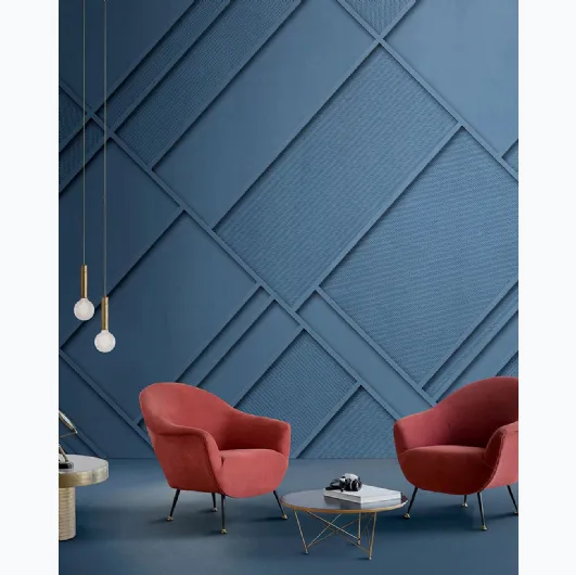 Monochromatic geometric wallpaper by Inkiostro Bianco.