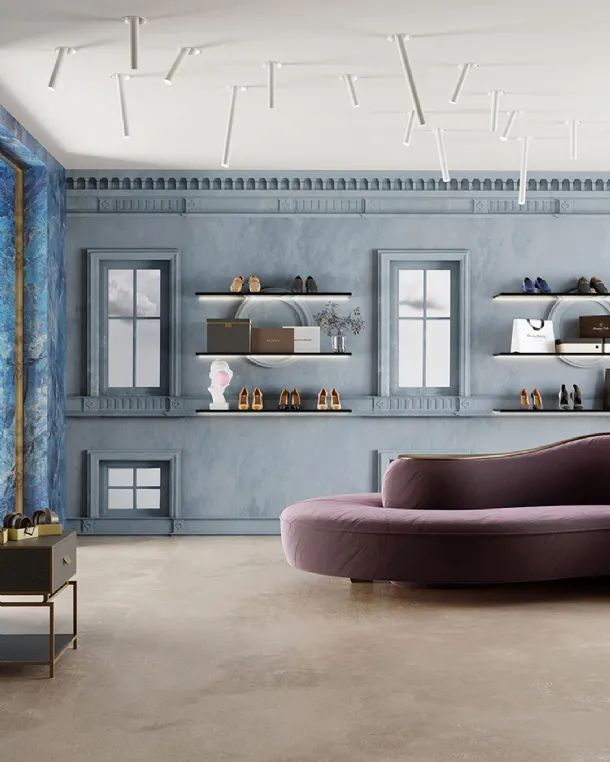 Classic monochromatic Palladia wallpaper by Inkiostro Bianco.