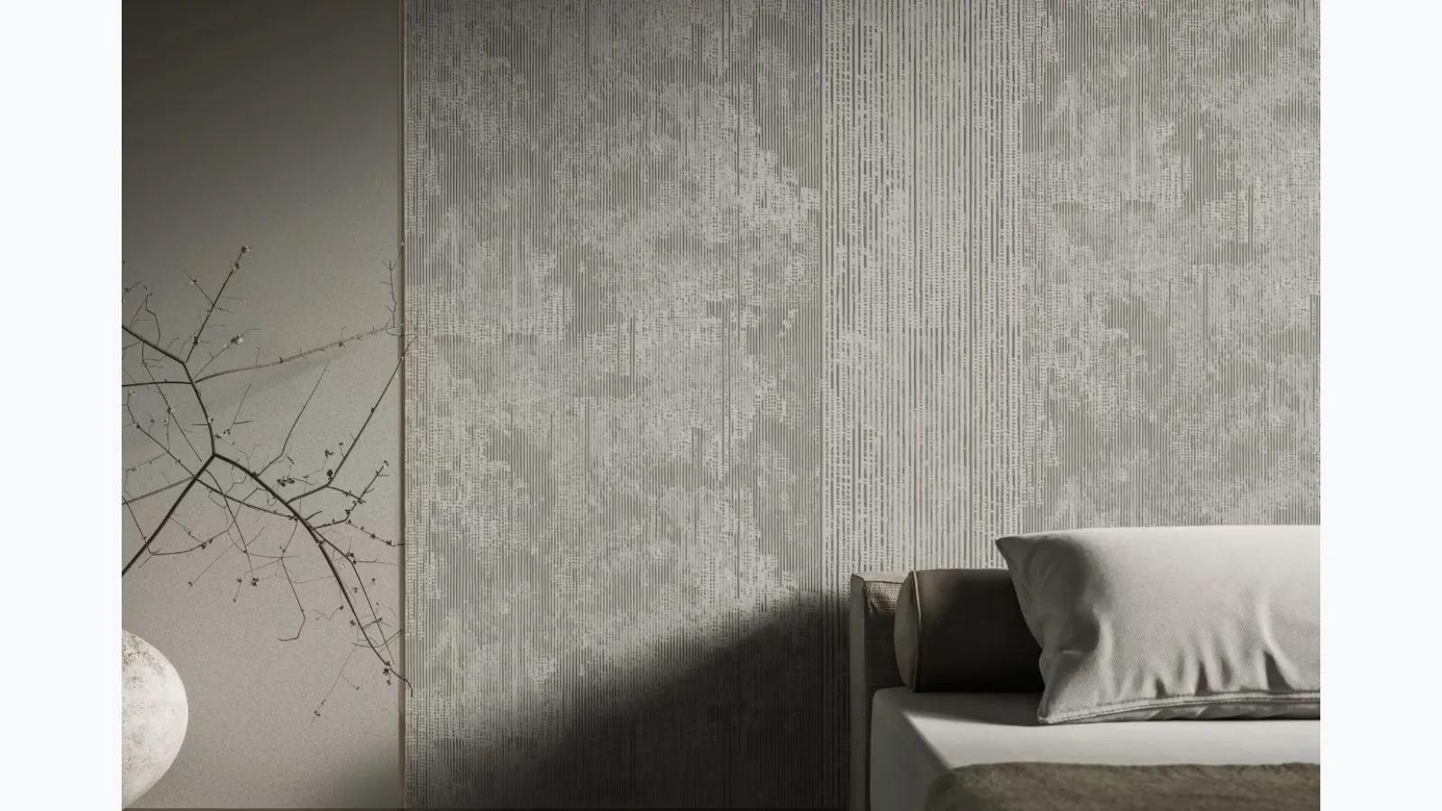 Glamora relief wallpaper