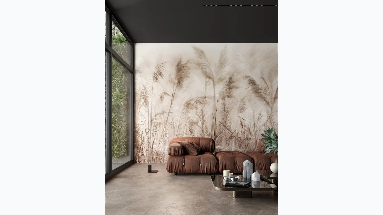 White Ink Round wallpaper