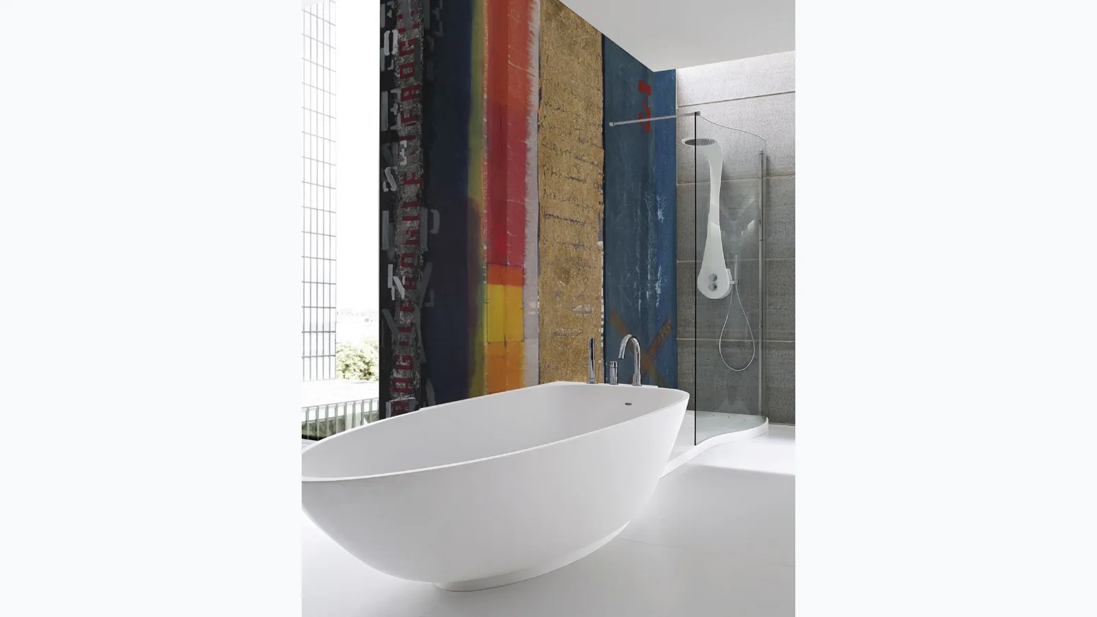 Urban style Striped wallpaper by Inkiostro Bianco
