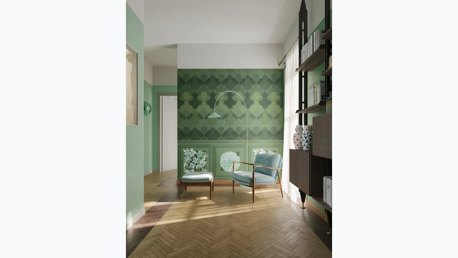 Vanity Bloom Zigano wallpaper by Inkiostro Bianco