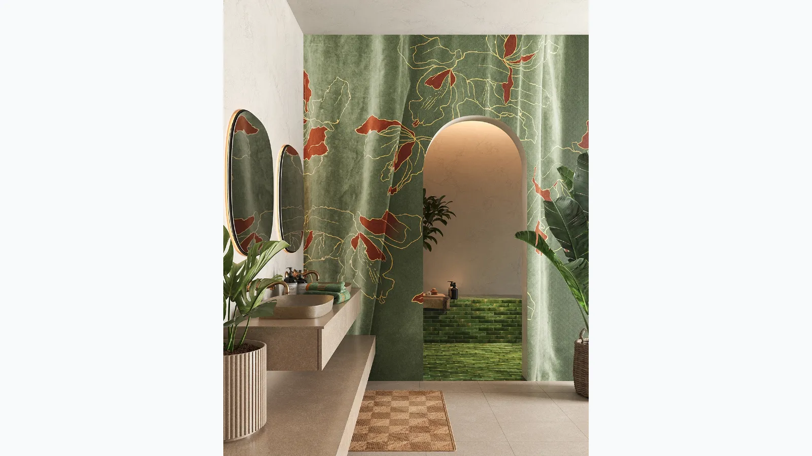 Velvet wallpaper by Inkiostro Bianco