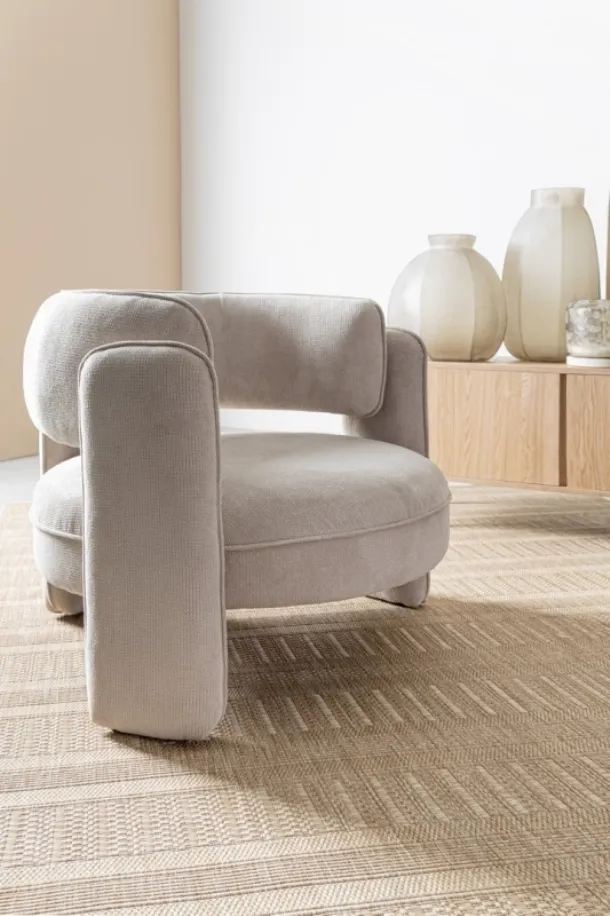 Armchair in Aisha fabric by Bizzotto.