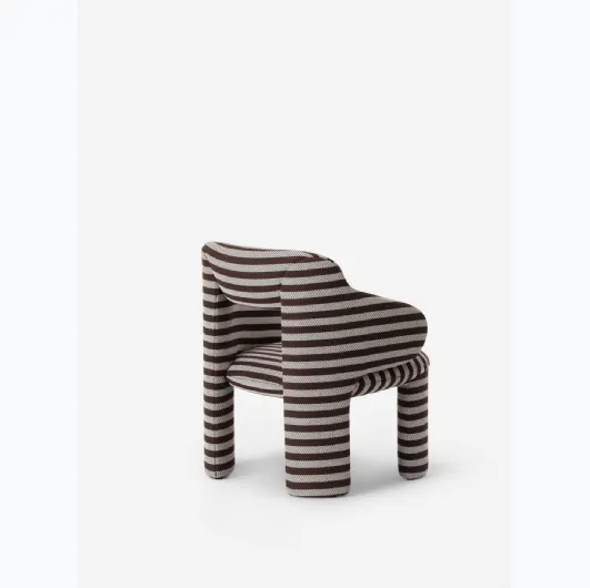 Amiona upholstered pouf by Miniforms