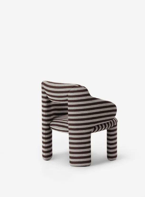 Amiona upholstered pouf by Miniforms