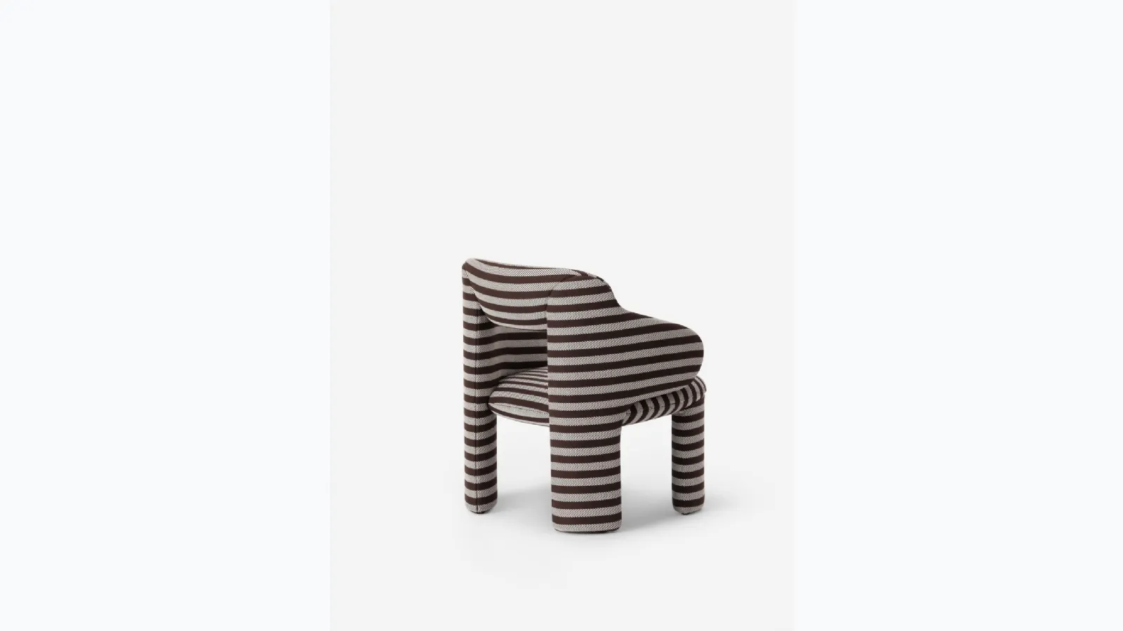 Amiona upholstered pouf by Miniforms