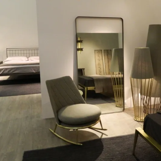 Aurora rocking armchair by Cantori