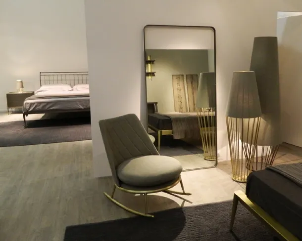 Aurora rocking armchair by Cantori