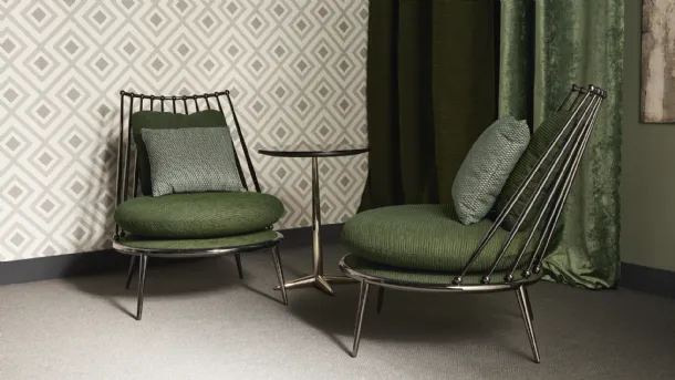 Aurora Bacchettata armchair by Cantori