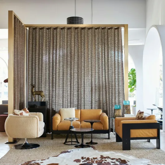 Leather armchair Bastiano Lounge Chair by Knoll