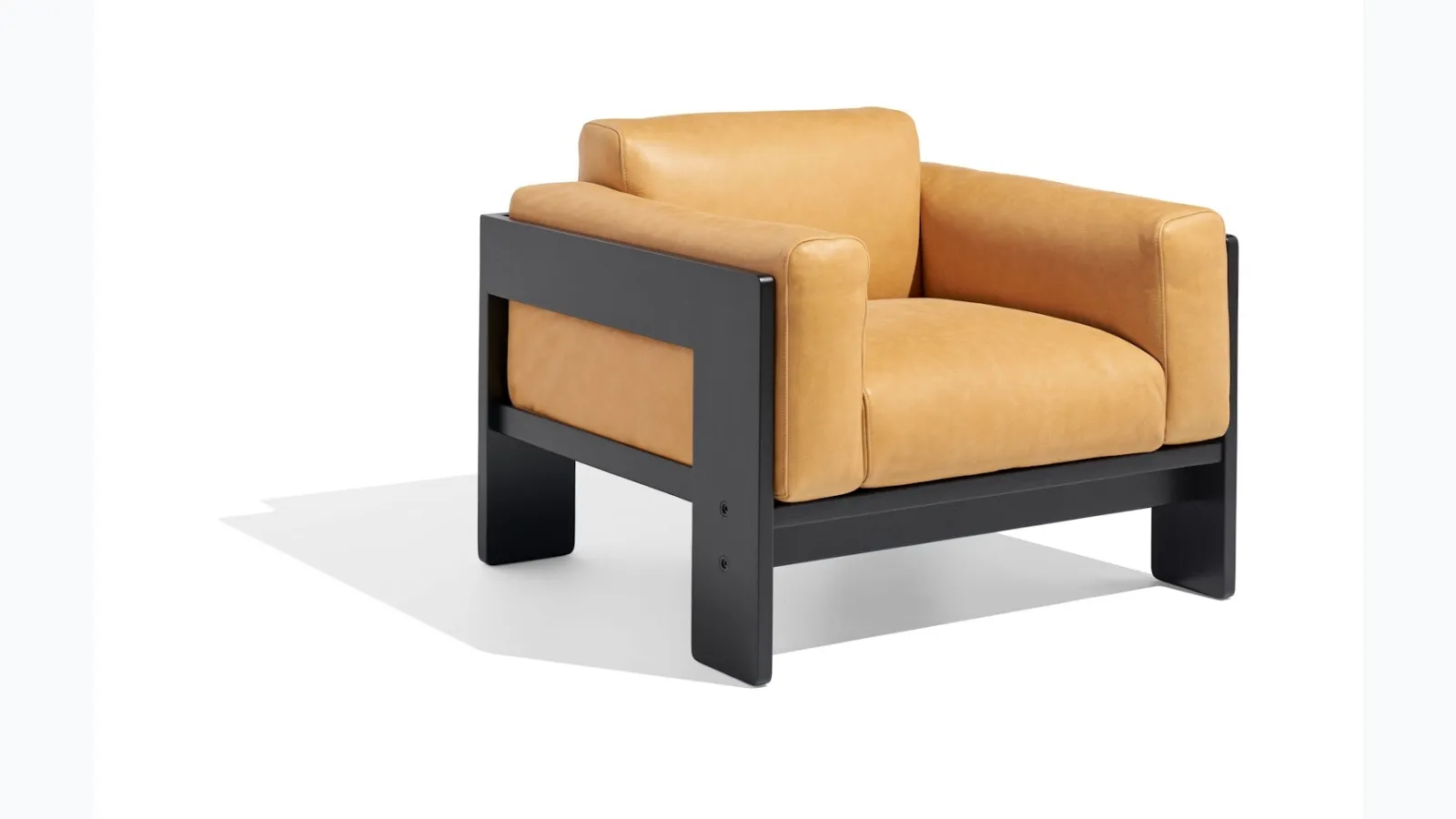 Bastiano Lounge Chair leather armchair by Knoll