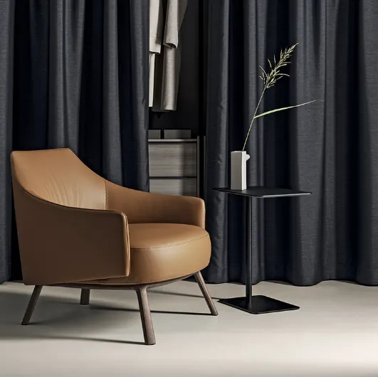 Kristalia's Bela eco-leather armchair.