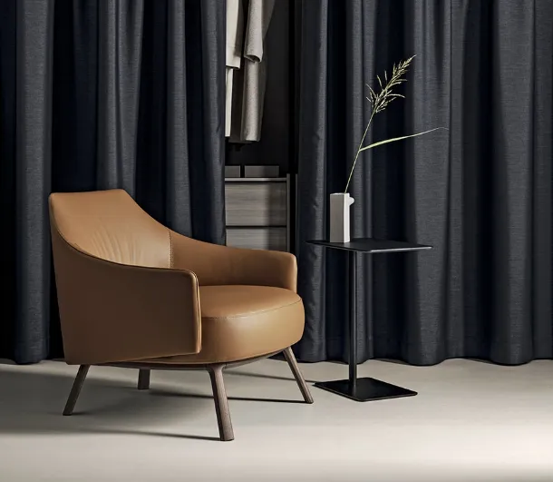 Kristalia's Bela eco-leather armchair.