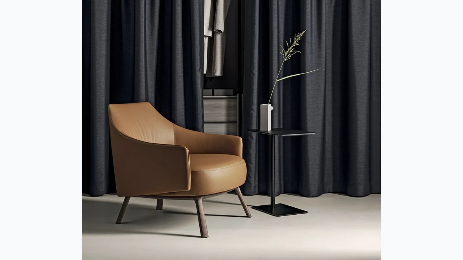 Kristalia's Bela eco-leather armchair.