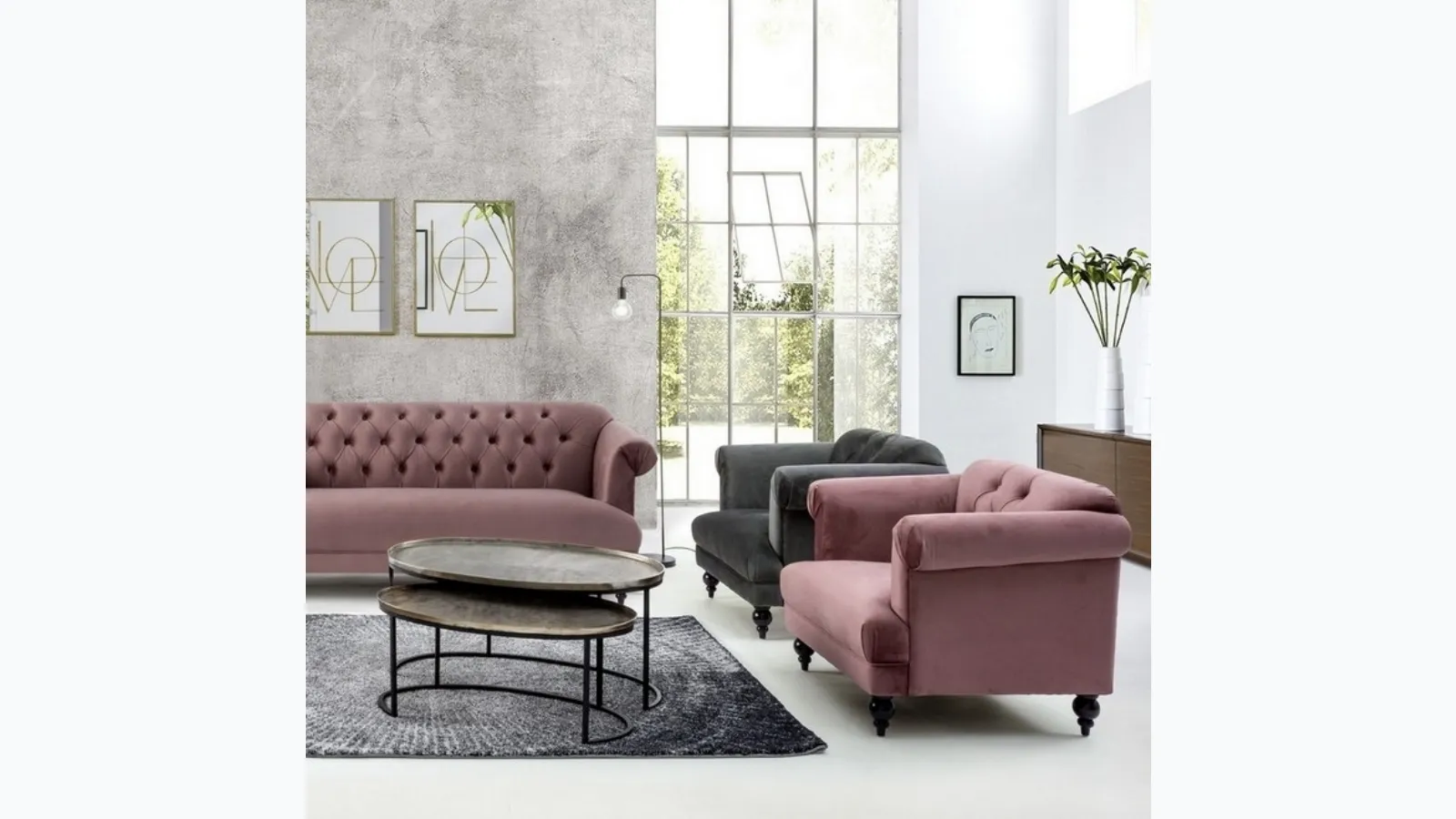 Bizzotto's Blossom velvet armchair.