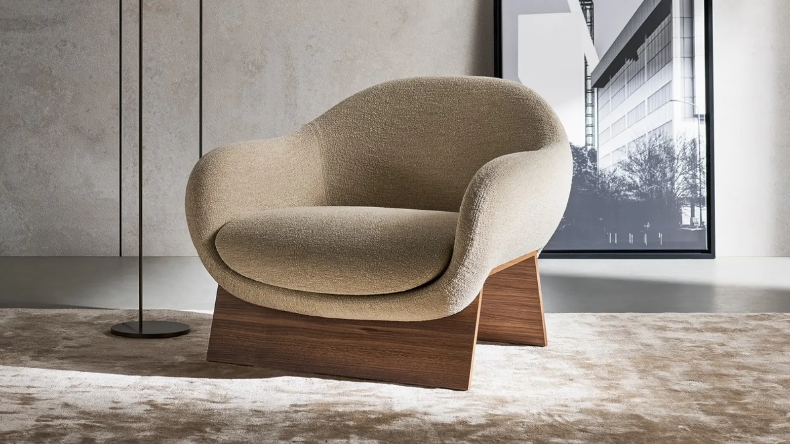 Boolean armchair by Bonaldo