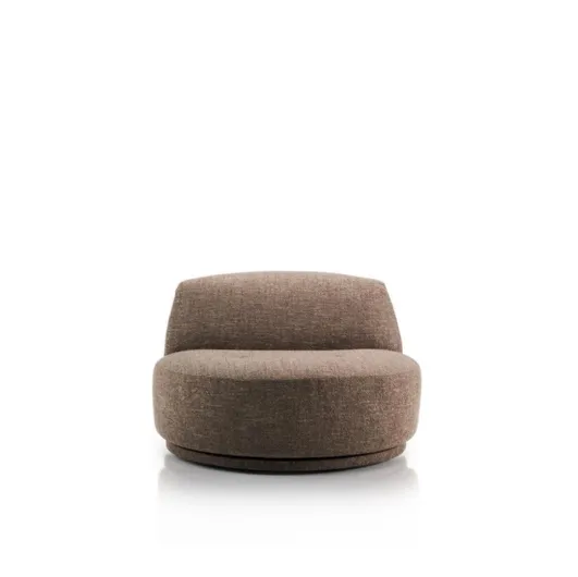 Armchair with swivel base Bordone by Alivar