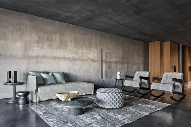 Gervasoni's rocking armchair Brick.
