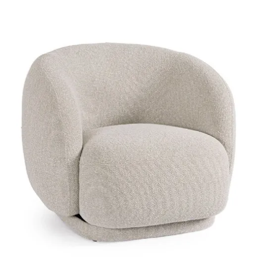 Swivel armchair Brittany by Bizzotto