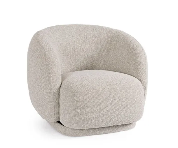 Swivel armchair Brittany by Bizzotto