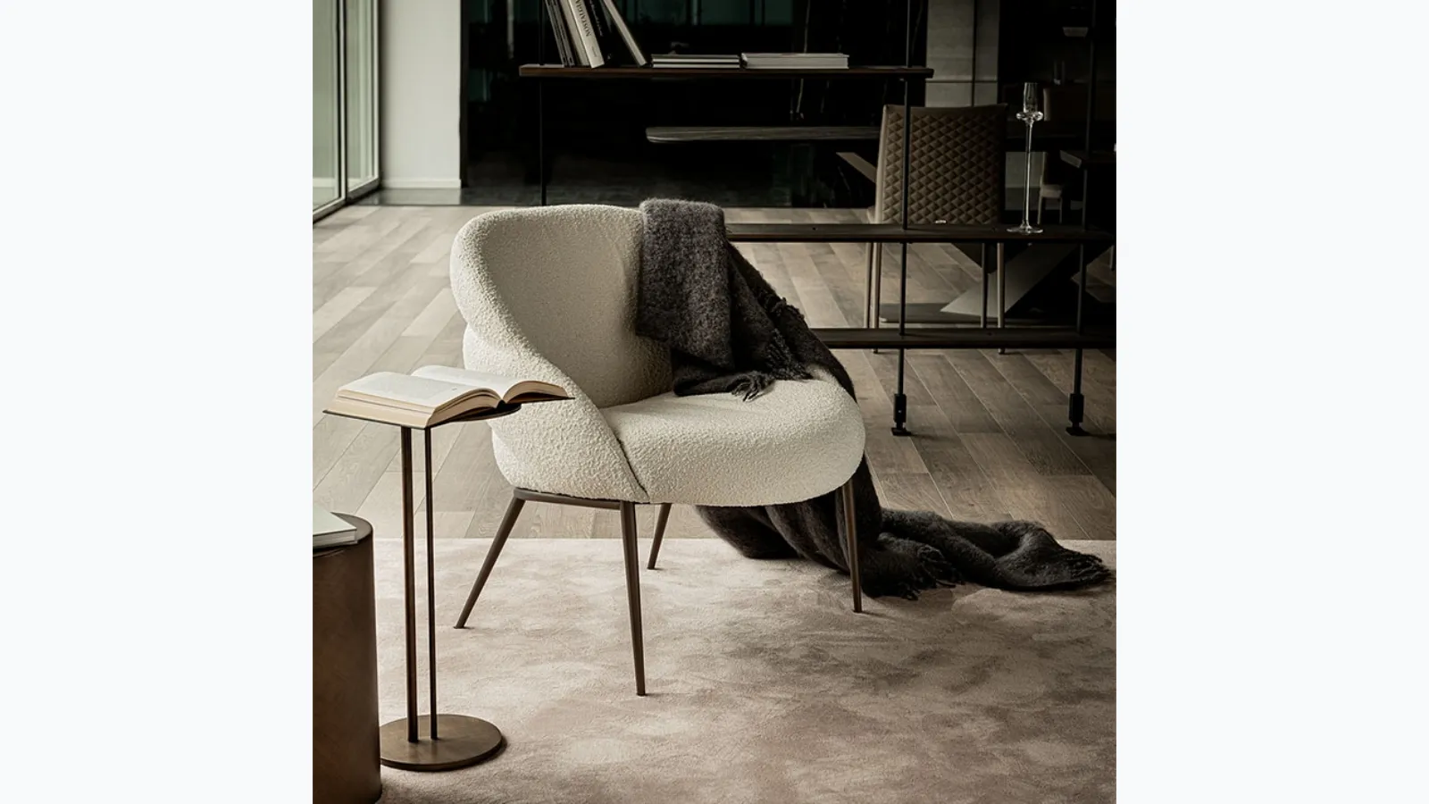 Camilla Lounge Armchair by Cattelan Italia