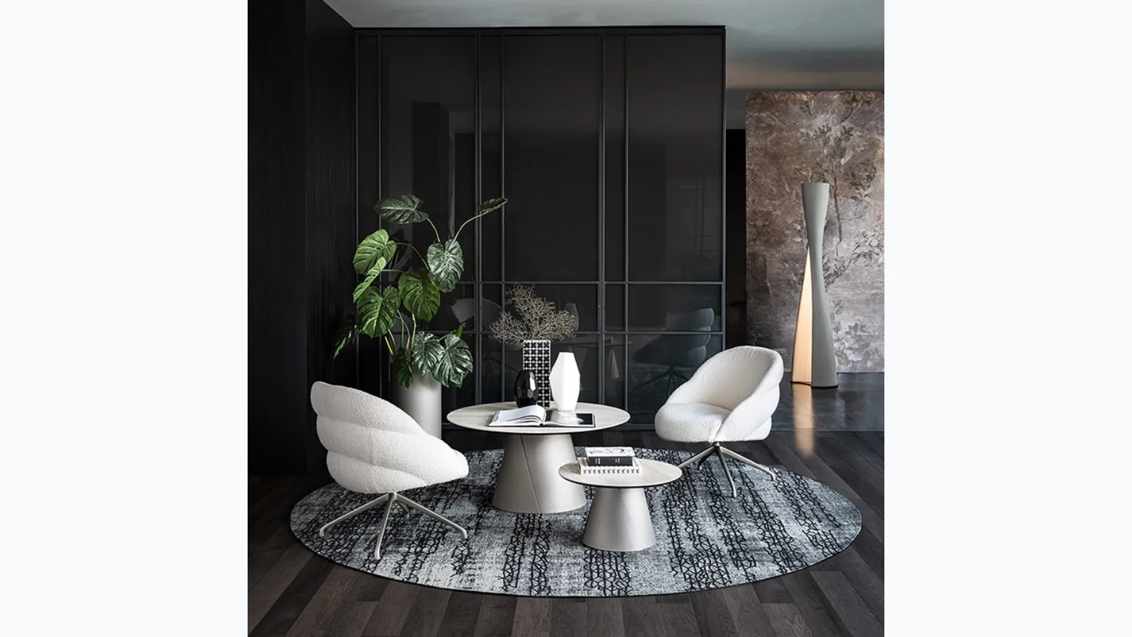 Camilla Lounge Armchair by Cattelan Italia