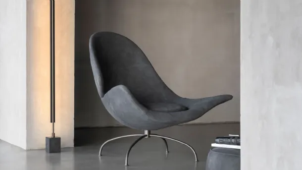 Cloè leather armchair by Desirèe