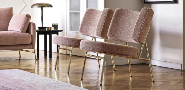 Coco fabric armchair by Calligaris.