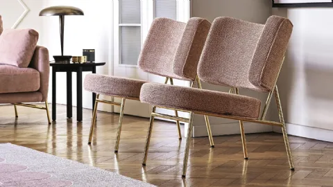 Coco fabric armchair by Calligaris.