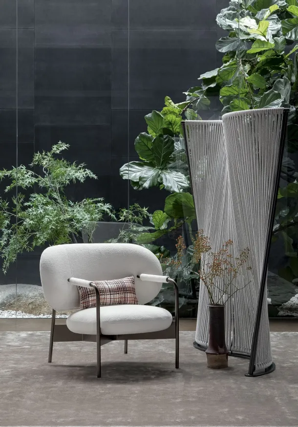Cross lounge chair armchair by Bonaldo.