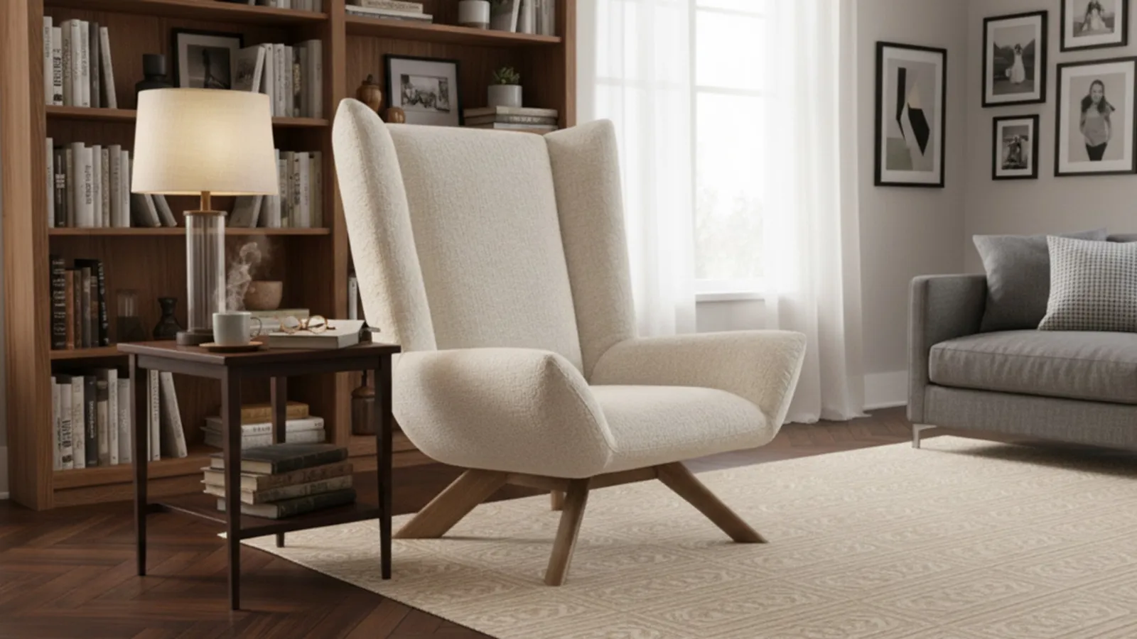 Dalia upholstered fabric armchair by Calligaris