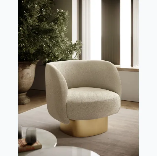 Doris fabric armchair by Bontempi