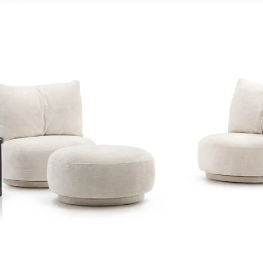 Swivel armchair Durante by Alivar