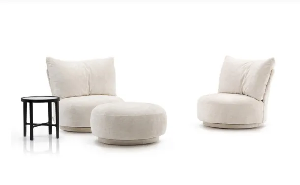 Swivel armchair Durante by Alivar