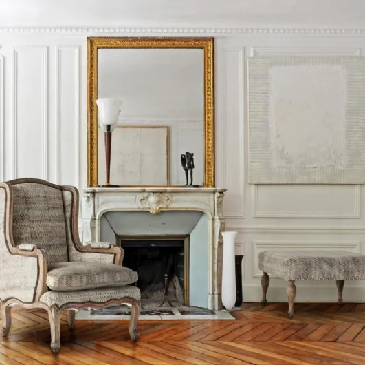 Classic Elodie armchair in Bizzotto fabric