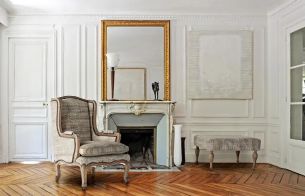 Classic Elodie armchair in Bizzotto fabric