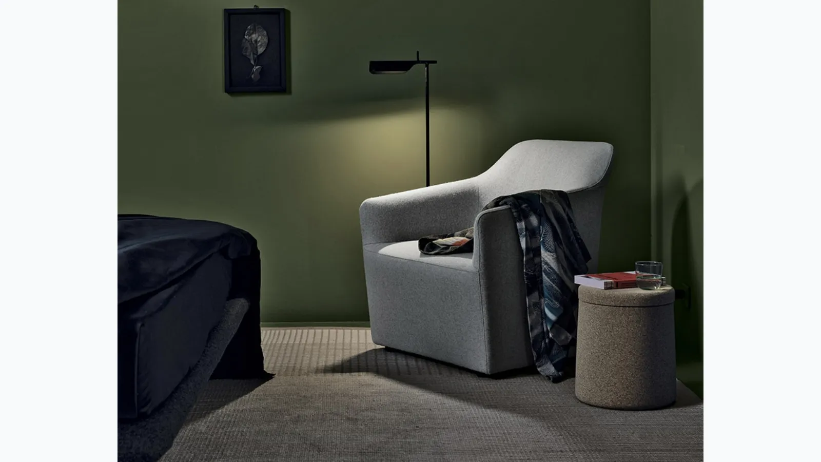 Flap armchair by Kristalia.