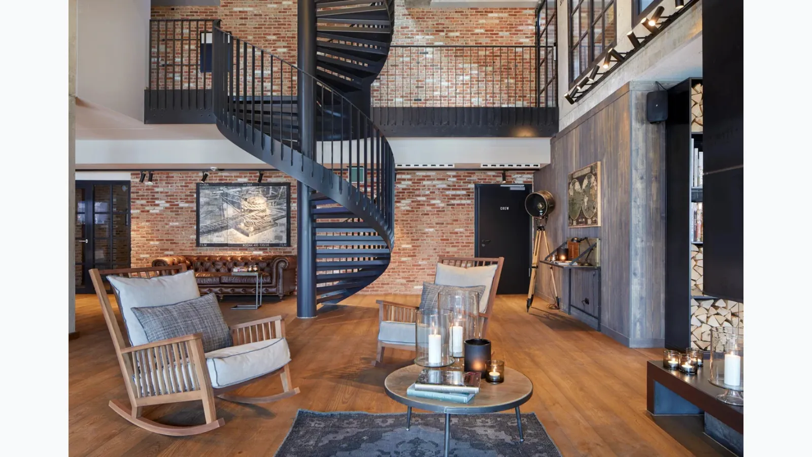 Gervasoni's Gray rocking armchair