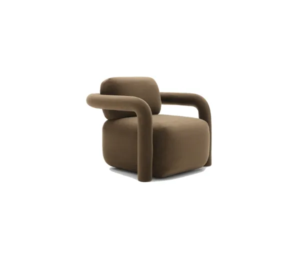 Hairpin fabric armchair by Ditre Italia