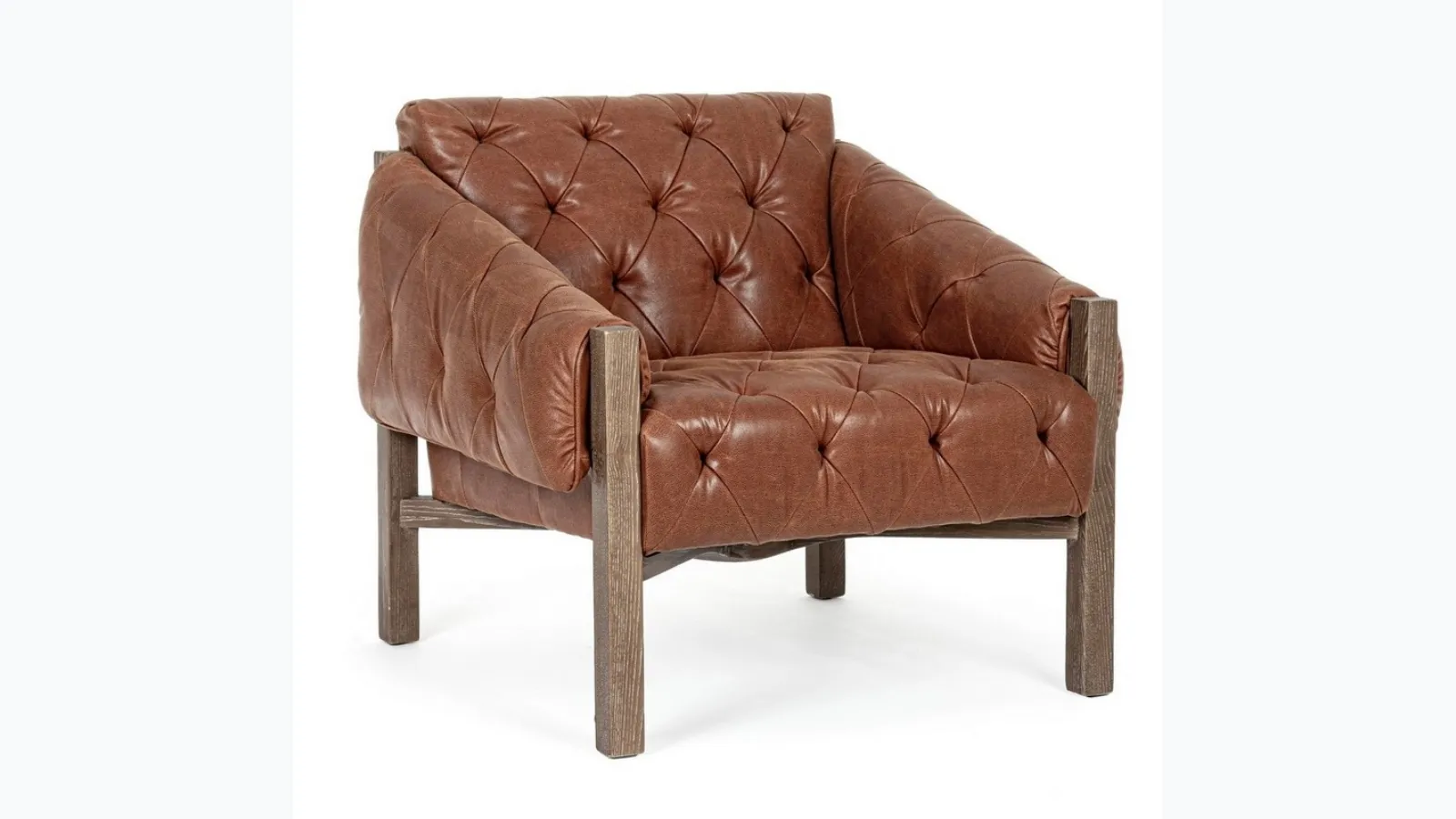 Harrison eco-leather armchair by Bizzotto