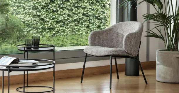 Armchair with lounge seat Holly by Calligaris