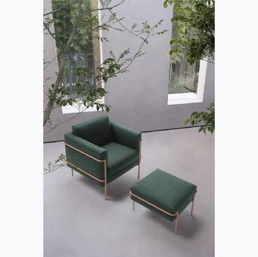 Icon fabric armchair by Felis