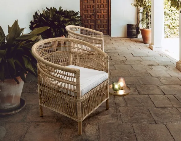 Rattan armchair Josefina by Bizzotto