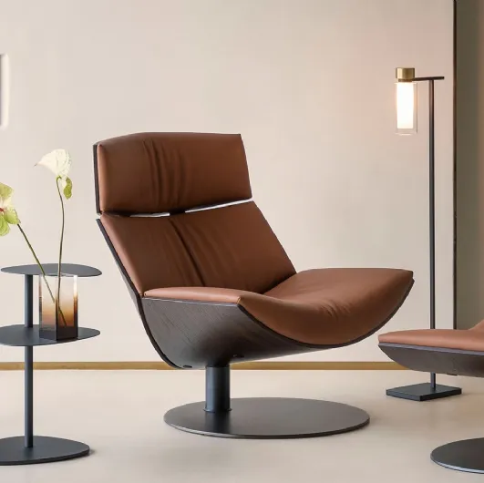 Kara swivel armchair by Desirèe