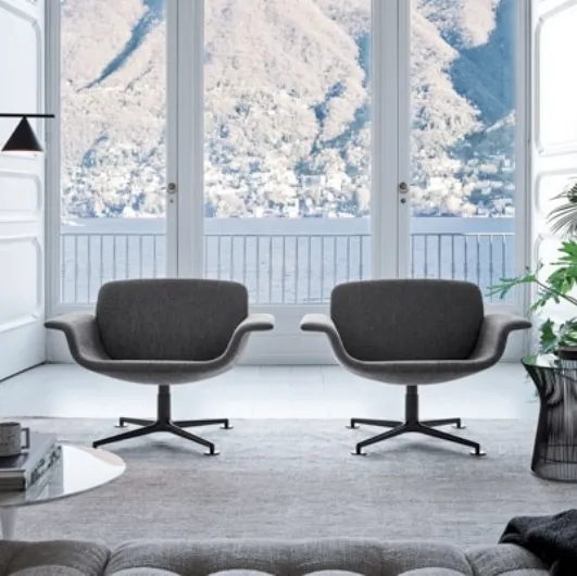 KN01 Swivel Lounge Chair by Knoll