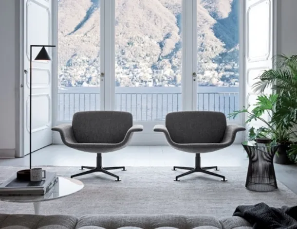 KN01 Swivel Lounge Chair by Knoll