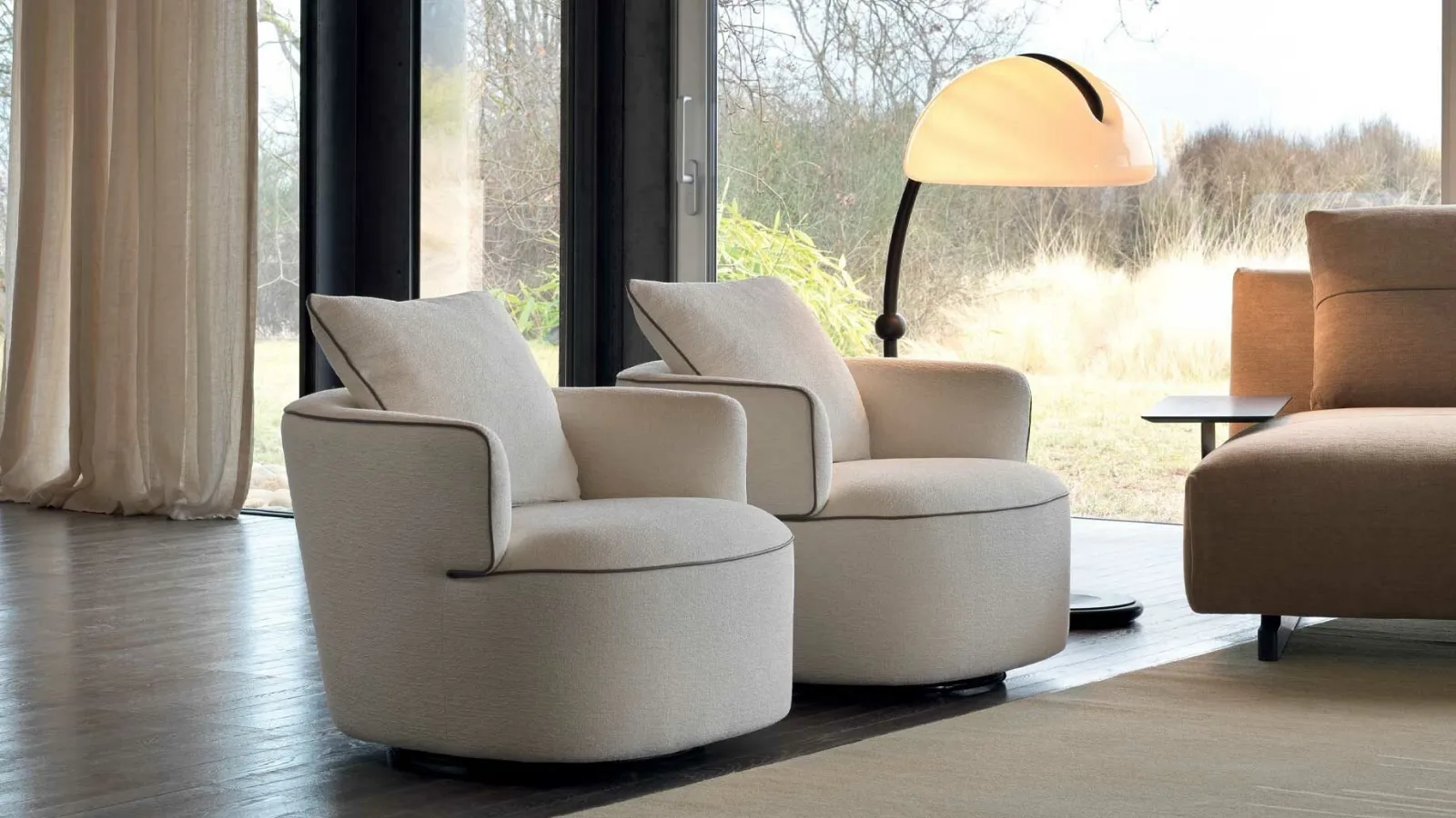 Luna High & Low armchair by Ditre Italia.